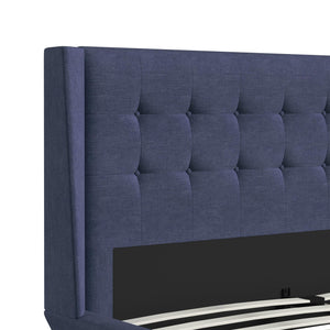 DHP Aliyah Upholstered Bed Frame - Blue - Full