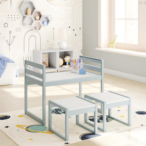 Max & Finn Signy 3-Piece Kids Activity Table Set - Powder Blue
