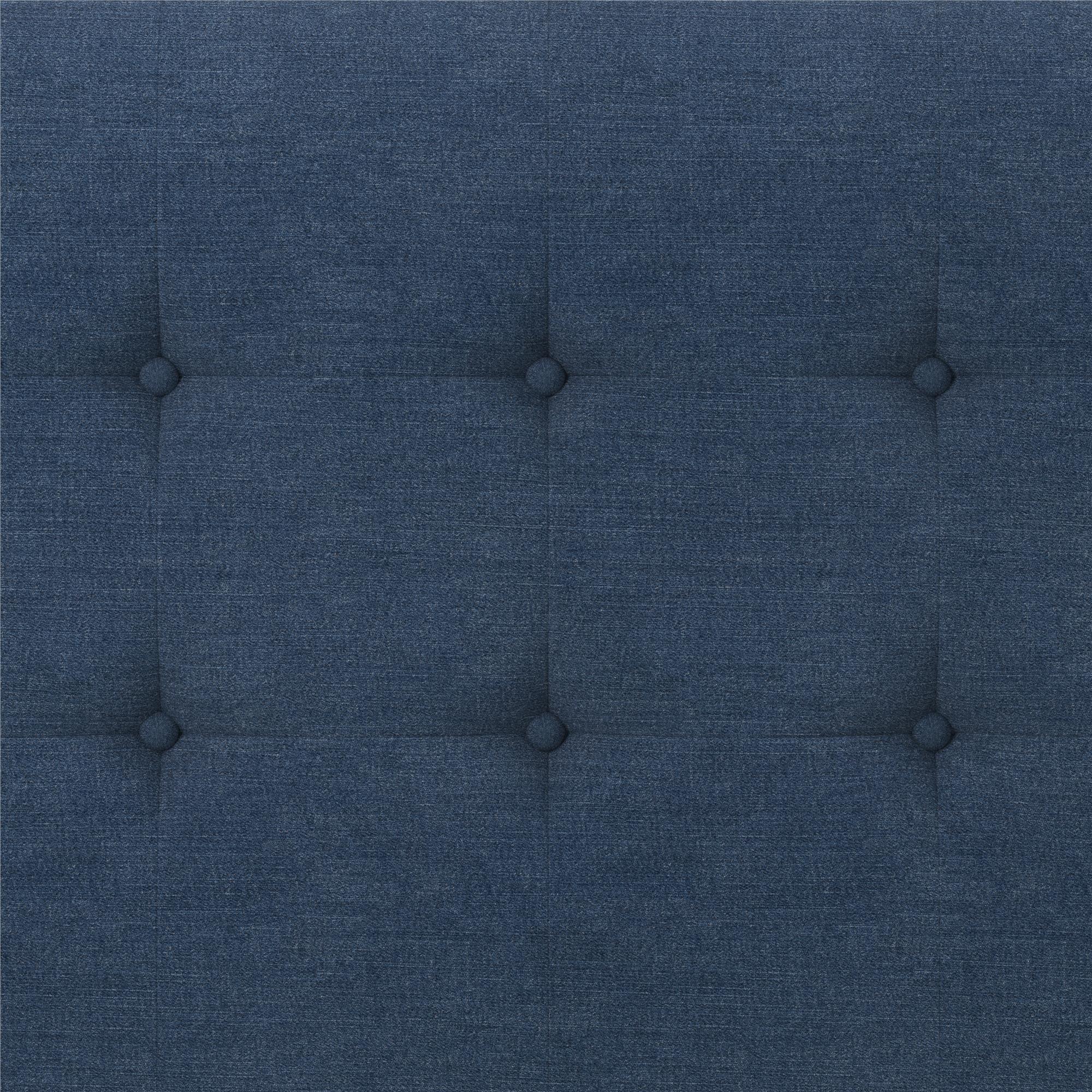 DHP Aliyah Upholstered Bed Frame - Blue - King