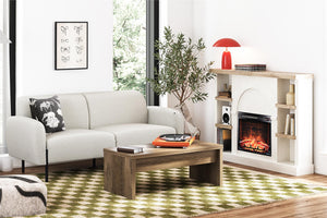 Mr. Kate Roxanne 73.5" Upholstered Sofa - Light Gray Textured Chenille - 2-Seater