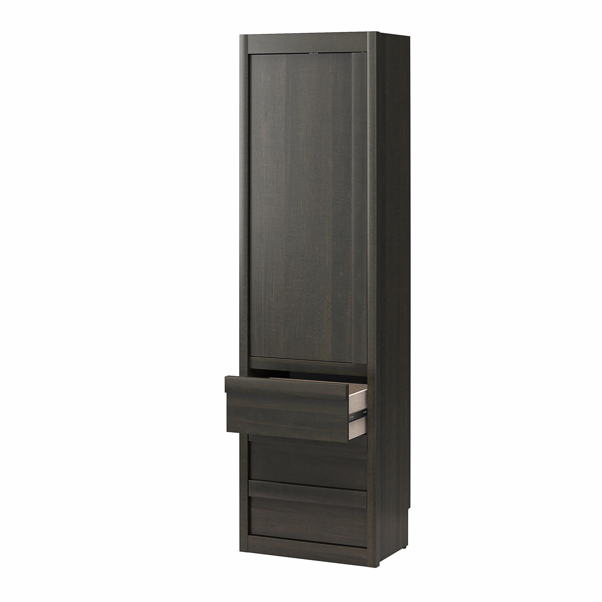 Signature Sleep Paramount Murphy Bed with Armoire Cabinets - Espresso - Queen