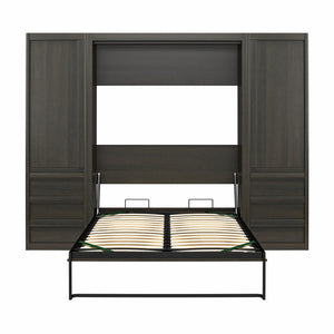 Signature Sleep Paramount Murphy Bed with Armoire Cabinets - Espresso - Queen