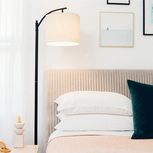 Mr. Kate Daphne Upholstered Bed - Light Gray - King
