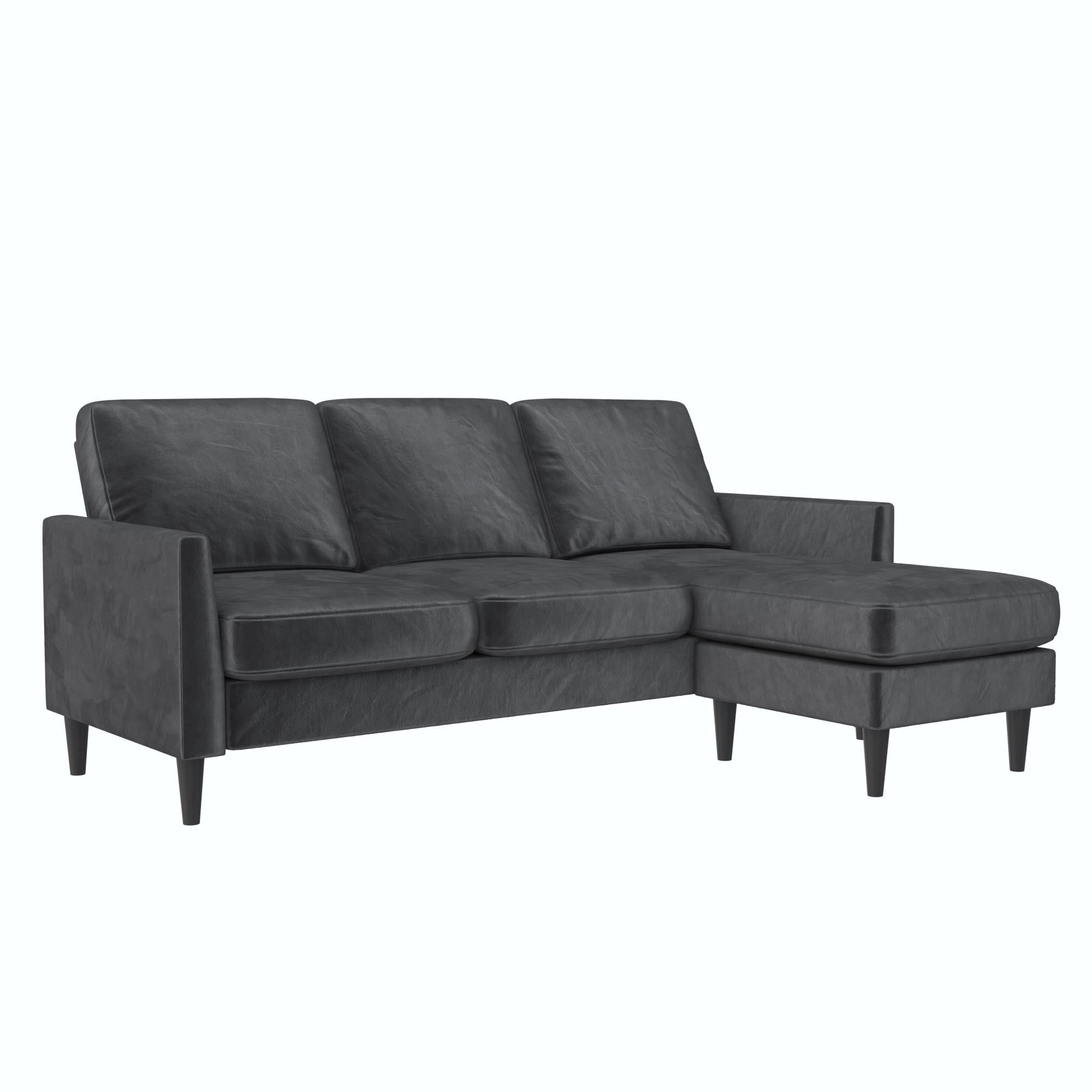 Mr. Kate Winston Reversible Sofa Sectional - Dark Gray
