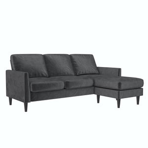 Mr. Kate Winston Reversible Sofa Sectional - Dark Gray