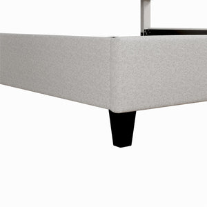CosmoLiving Mondo Upholstered Platform Bed - Gray - King