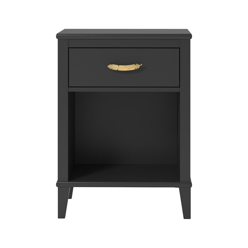 Monarch Hill Hawken Nightstand, Black - Black