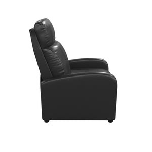 DHP Bobby Pushback Recliner Chair, Black Faux Leather - Black Faux Leather