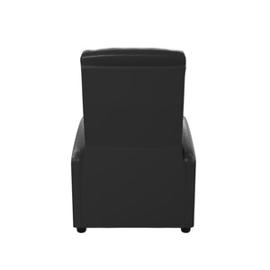 DHP Bobby Pushback Recliner Chair, Black Faux Leather - Black Faux Leather