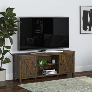 Ameriwood Home Farmington Easy Assembly Farmhouse TV Stand for TVs up to 65" - Century Barn Pine