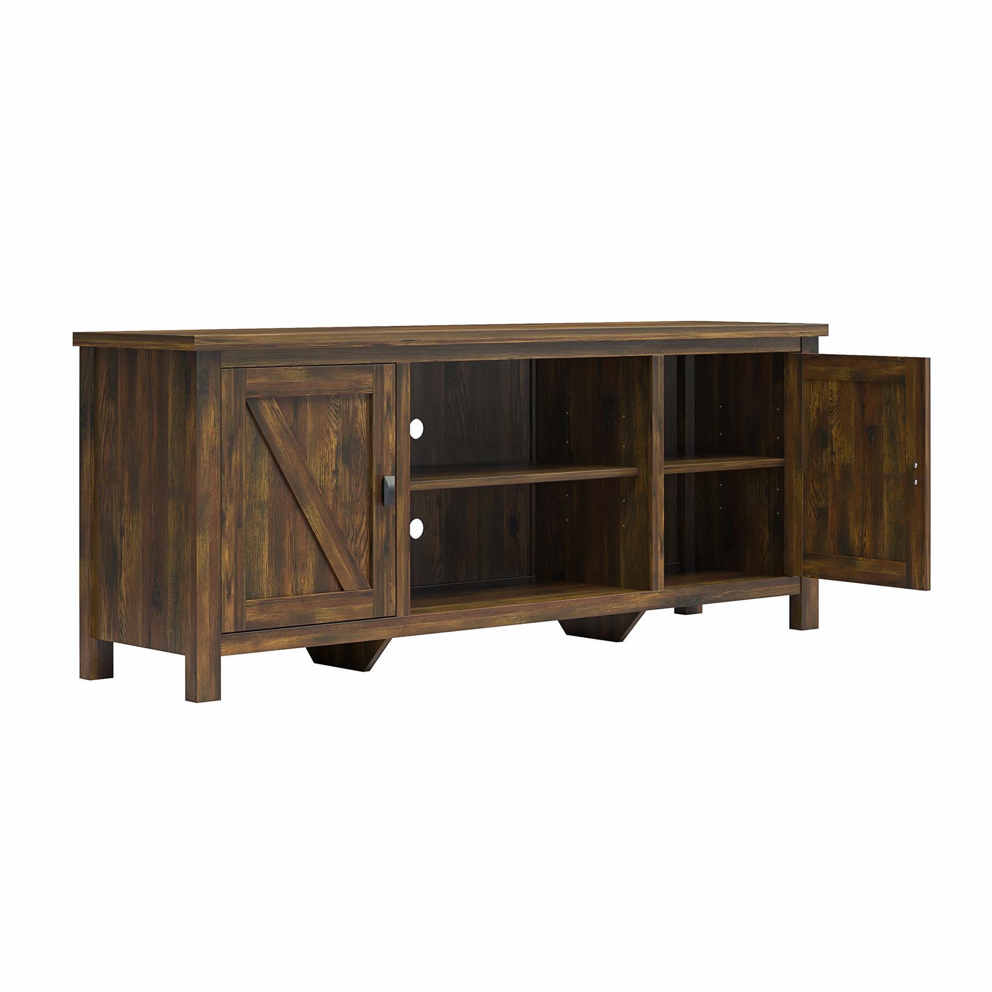 Ameriwood Home Farmington Easy Assembly Farmhouse TV Stand for TVs up to 65" - Century Barn Pine