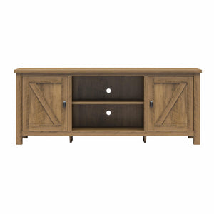 Ameriwood Home Farmington Easy Assembly Farmhouse TV Stand for TVs up to 65" - Rustic Oak