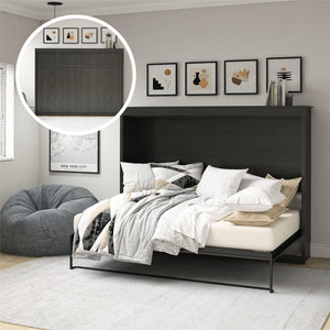 Signature Sleep Paramount Daybed Cabinet - Black Oak - Full