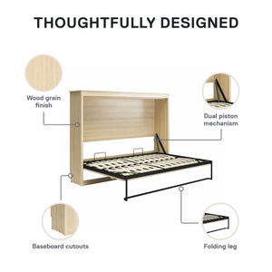 Signature Sleep Paramount Daybed Cabinet - Monterey Oak - Full