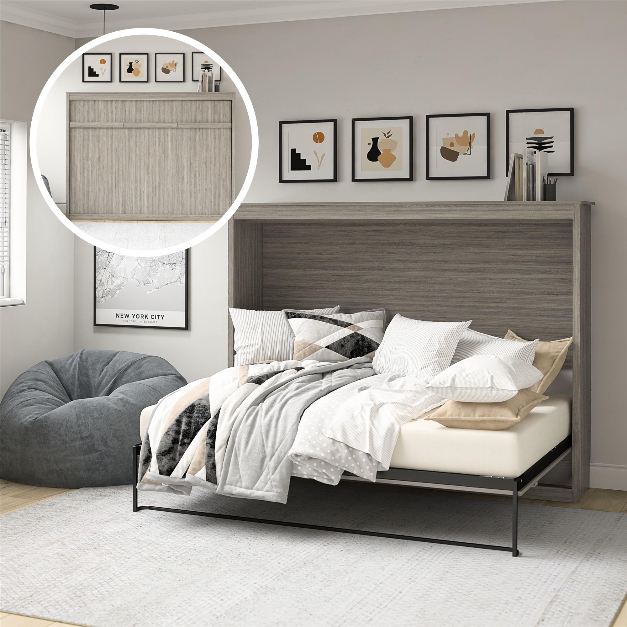 Signature Sleep Paramount Daybed Cabinet - Gray Oak - Full