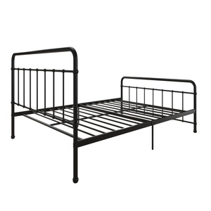 RealRooms Ainsley Full Metal Platform Bed Frame, Black - Black - Full