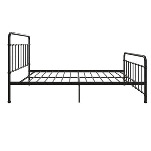 RealRooms Ainsley Queen Metal Platform Bed Frame, Black - Black - Queen