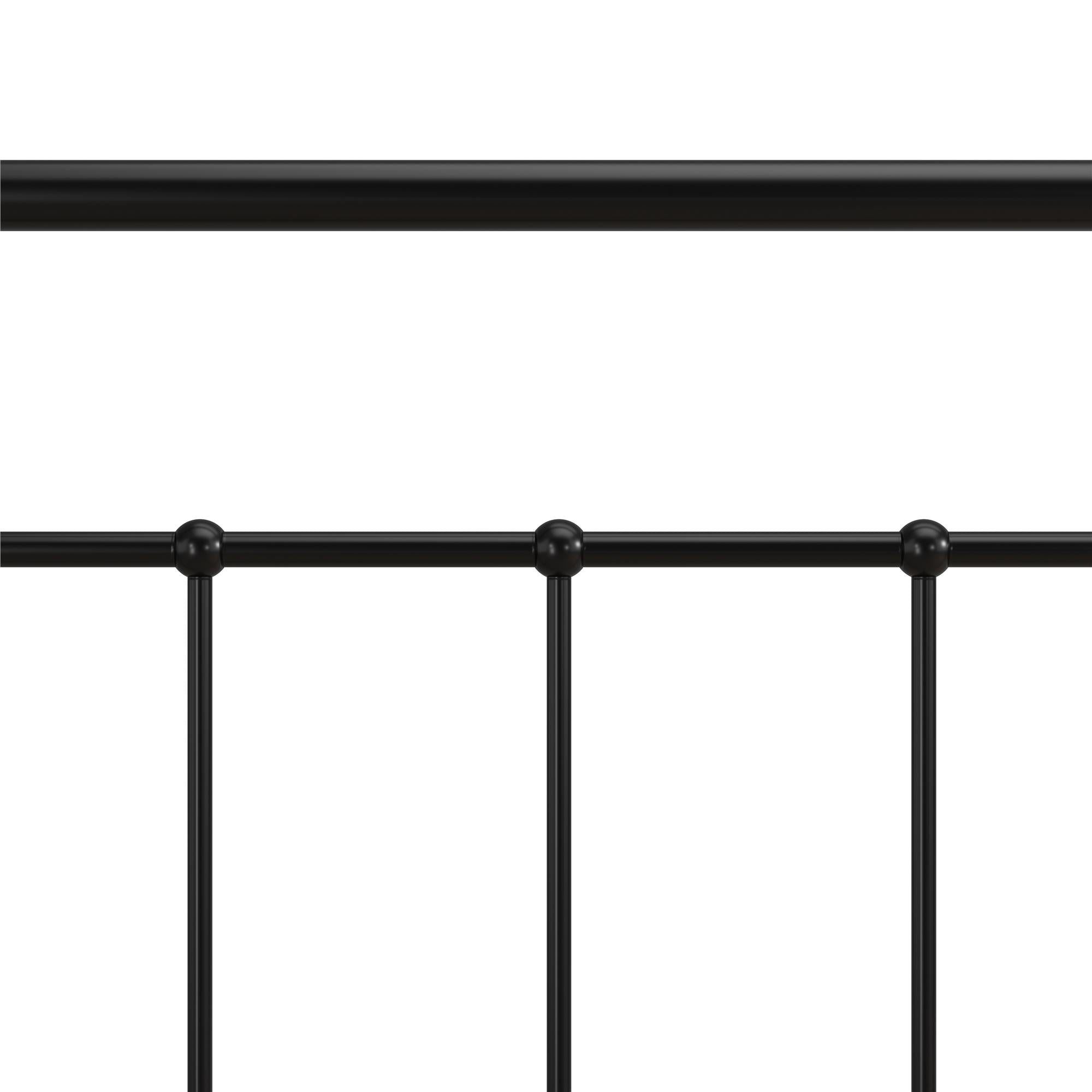 RealRooms Ainsley Queen Metal Platform Bed Frame, Black - Black - Queen