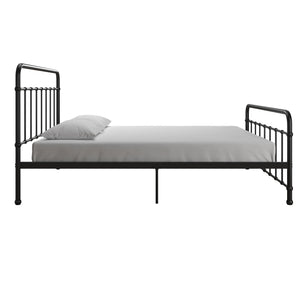 RealRooms Ainsley Queen Metal Platform Bed Frame, Black - Black - Queen