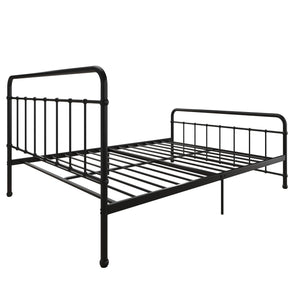 RealRooms Ainsley Queen Metal Platform Bed Frame, Black - Black - Queen