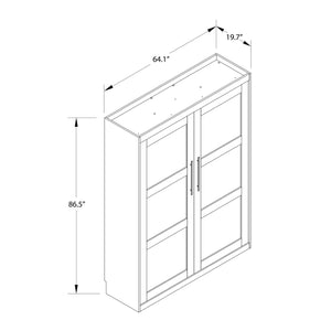 Signature Sleep Impressions Murphy Bed with Cabinets - White - Queen