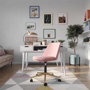 DHP Ivy Office Chair - Light Pink