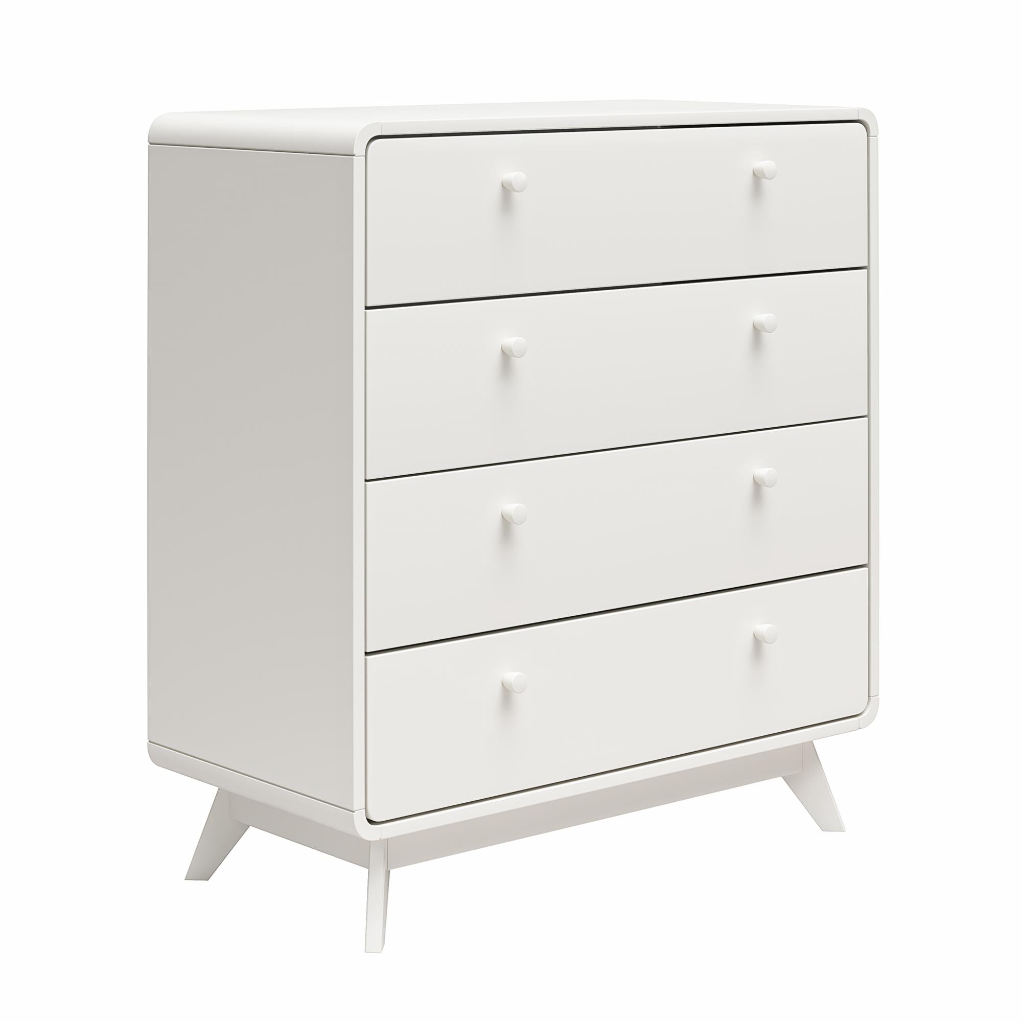 Ren Home Leva 4 Drawer Dresser, White - Charleswood White