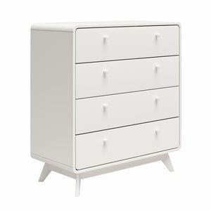 Ren Home Leva 4 Drawer Dresser, White - Charleswood White