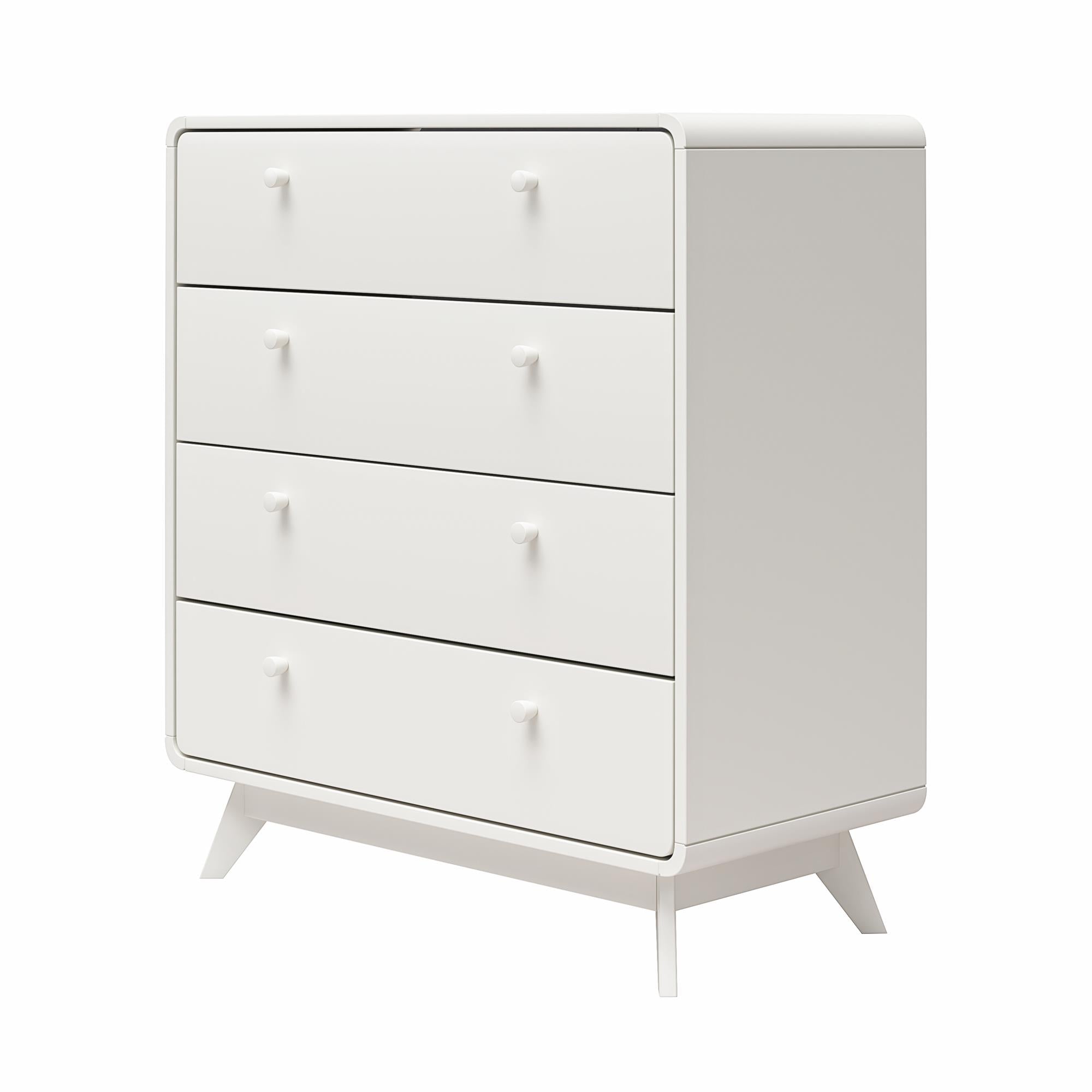 Ren Home Leva 4 Drawer Dresser, White - Charleswood White
