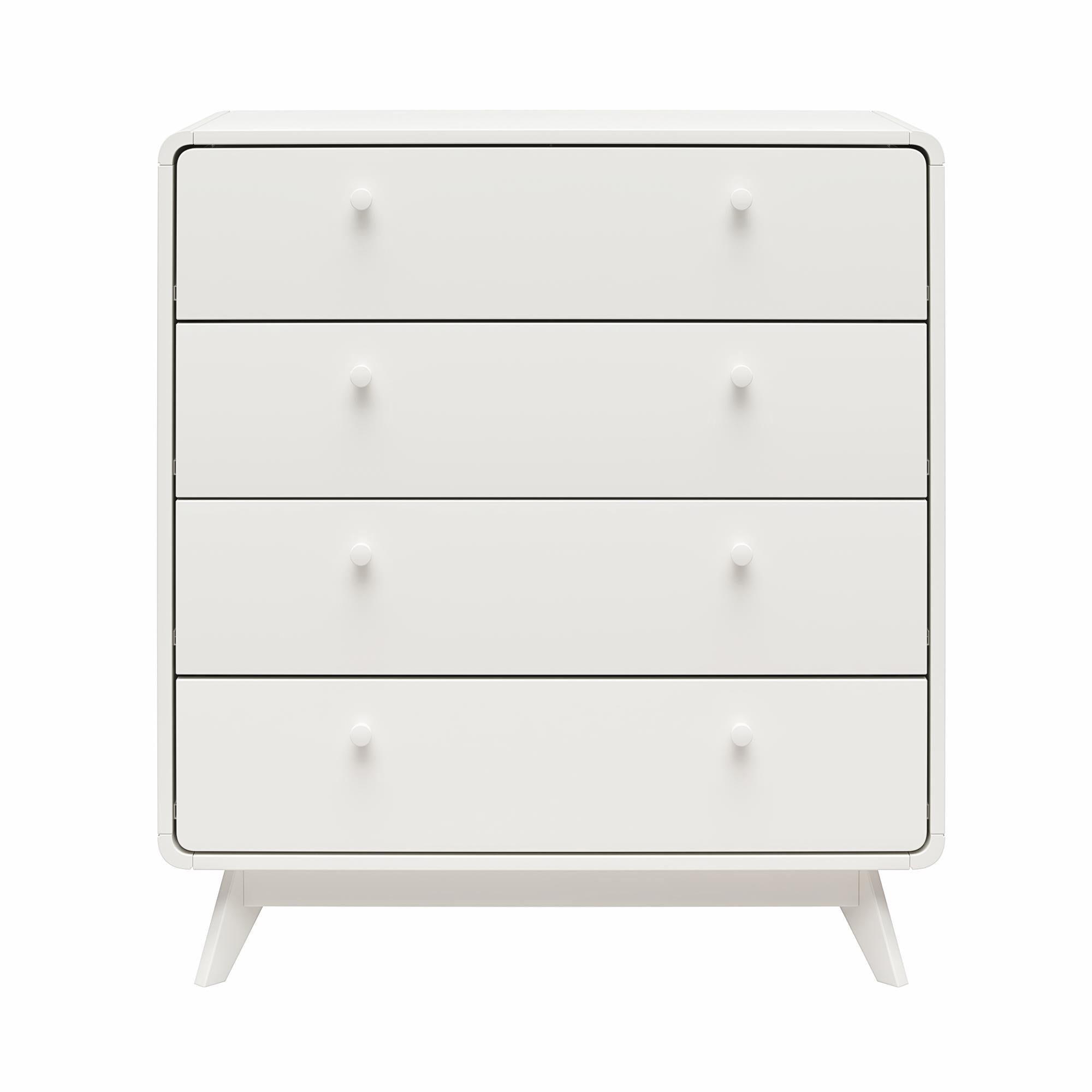Ren Home Leva 4 Drawer Dresser, White - Charleswood White
