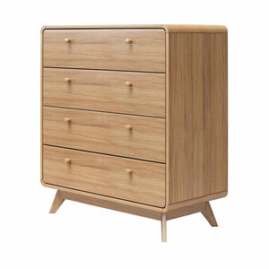 Ren Home Leva 4 Drawer Dresser, Oak - Oak