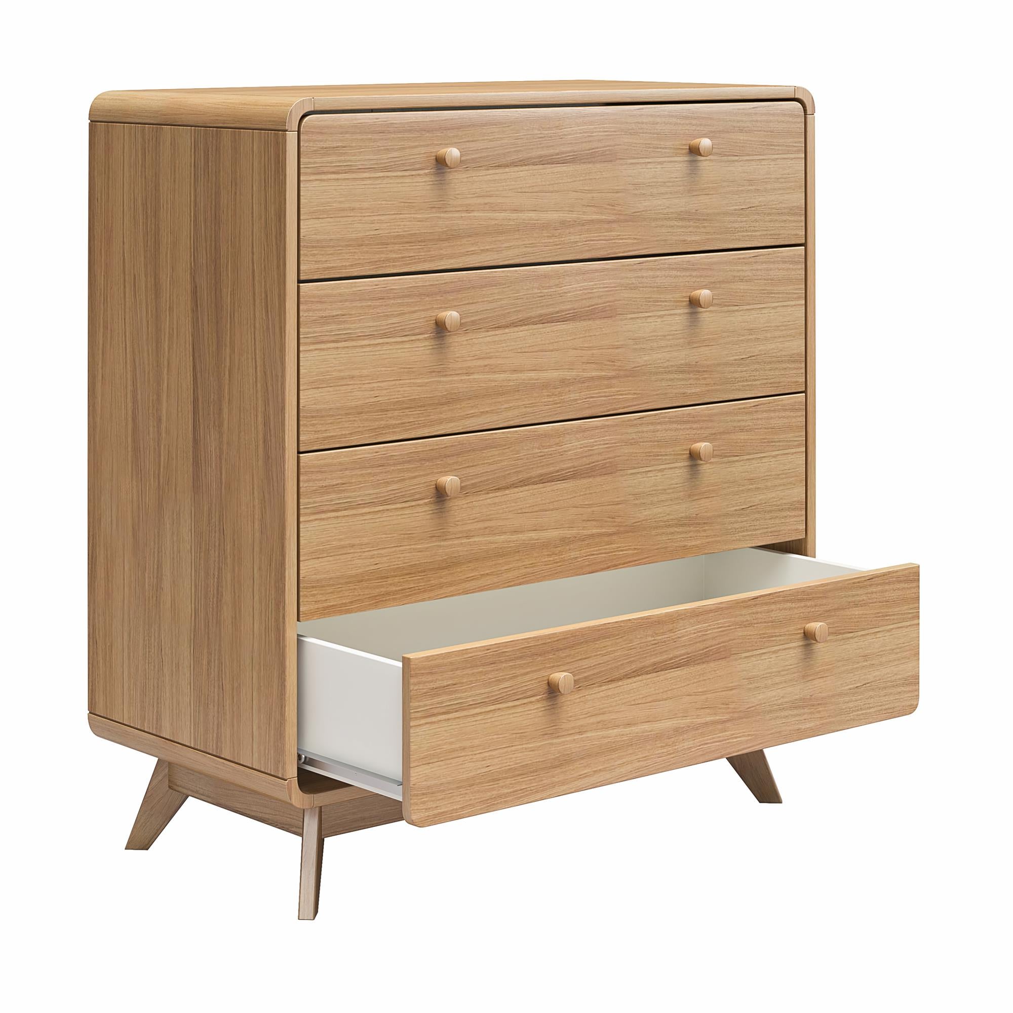 Ren Home Leva 4 Drawer Dresser, Oak - Oak