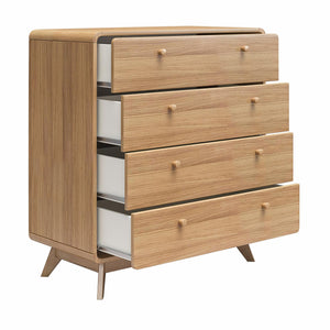 Ren Home Leva 4 Drawer Dresser, Oak - Oak