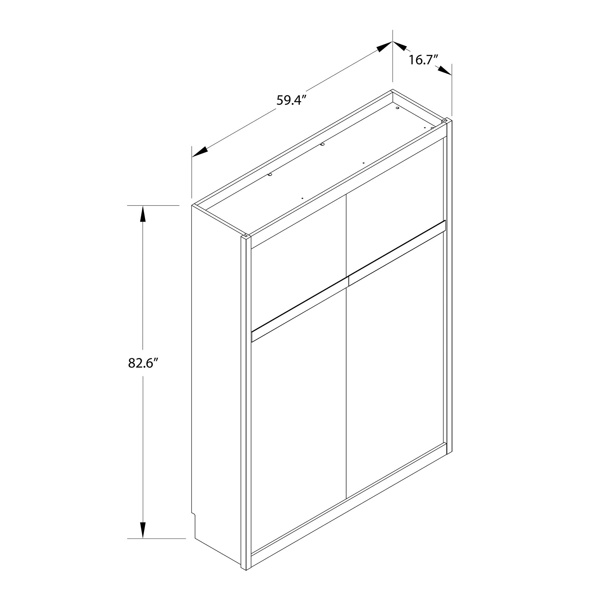 Signature Sleep Paramount Murphy Bed - Espresso - Full