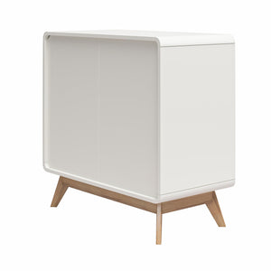 Ren Home Leva Scandinavian Style Accent Cabinet, White - Charleswood White