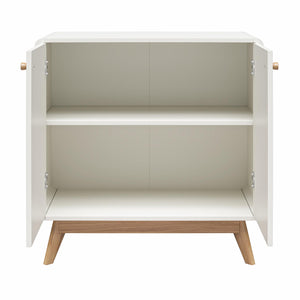 Ren Home Leva Scandinavian Style Accent Cabinet, White - Charleswood White
