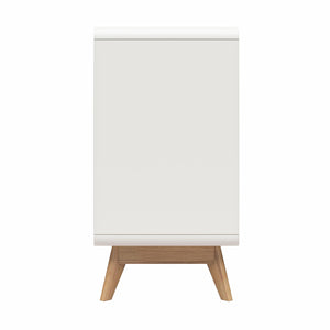 Ren Home Leva Scandinavian Style Accent Cabinet, White - Charleswood White