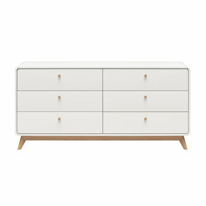Ren Home Leva 6 Drawer Dresser, White - Charleswood White