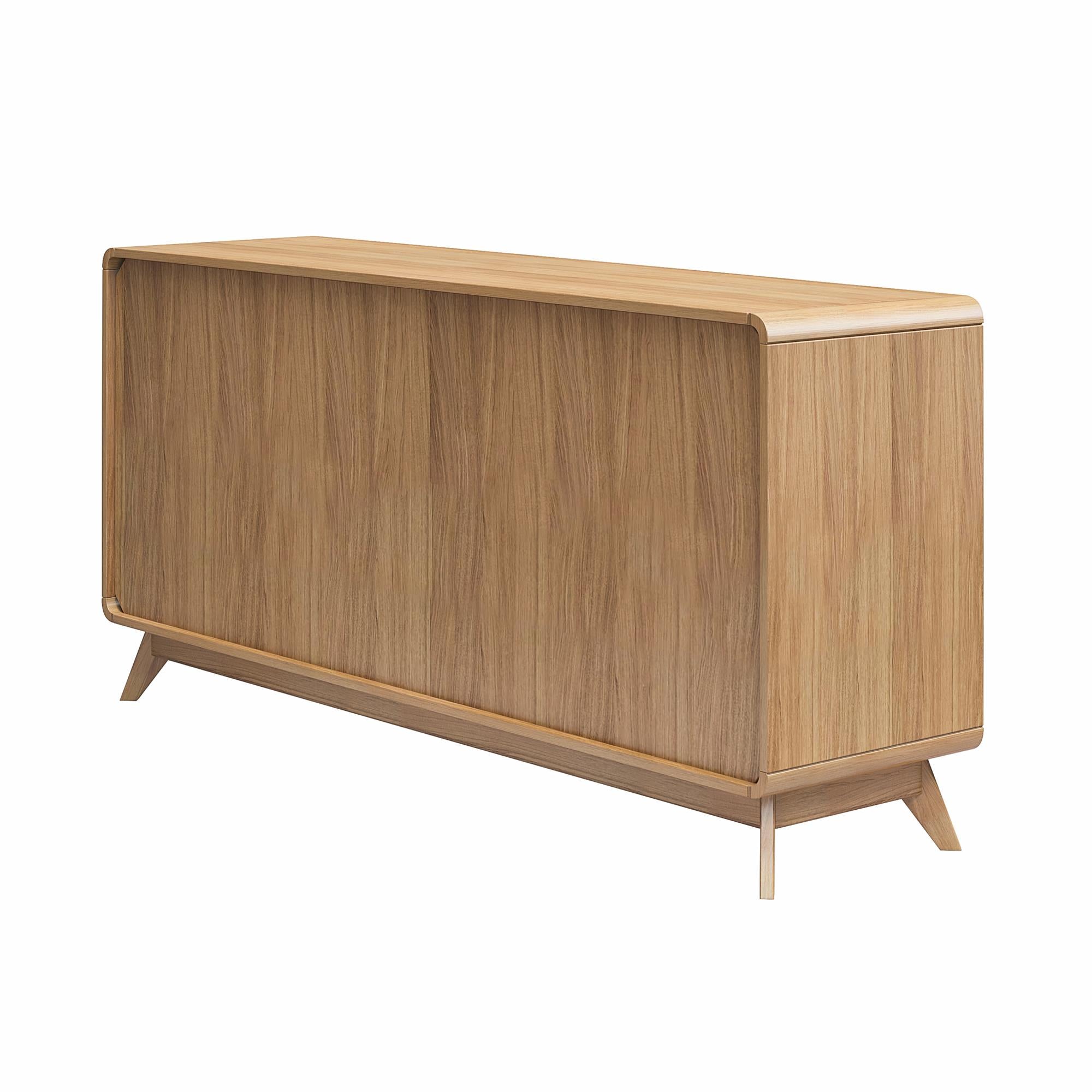 Ren Home Leva 6 Drawer Dresser, Oak/White - Oak