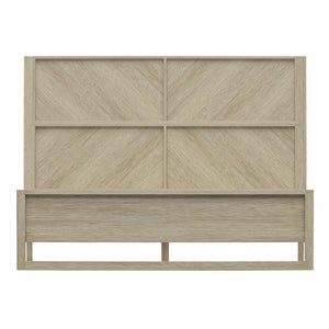 DHP Archer Wood Bed Frame with Headboard, Queen, Mesa - Mesa - Queen