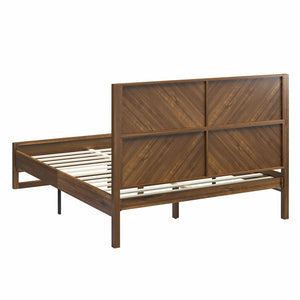 DHP Archer Wood Bed Frame with Headboard, Queen, Prominence - Prominence - Queen