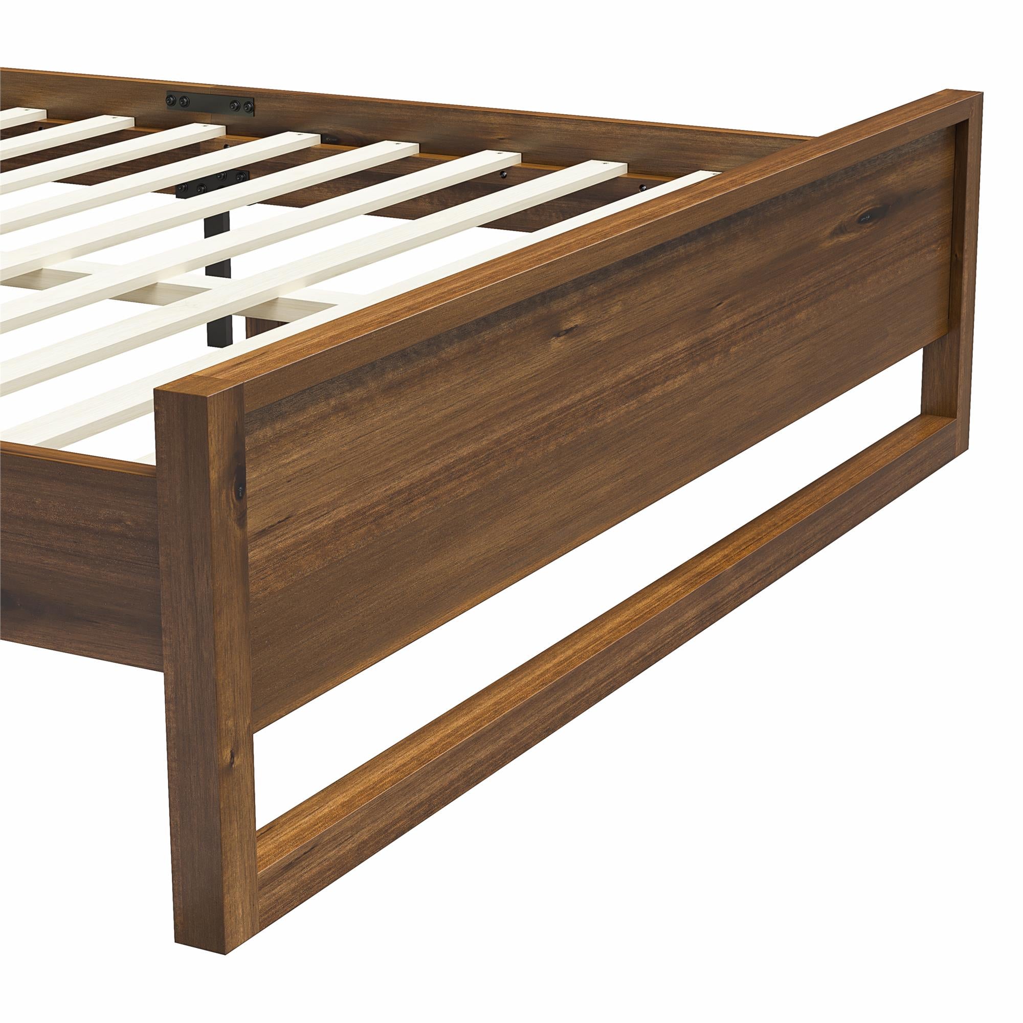 DHP Archer Wood Bed Frame with Headboard, Queen, Prominence - Prominence - Queen