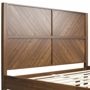 DHP Archer Wood Bed Frame with Headboard, Queen, Prominence - Prominence - Queen