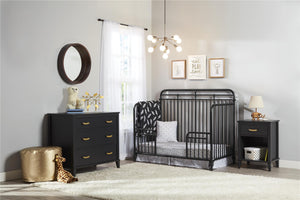 Monarch Hill Hawken 3 Drawer Dresser, Black - Black