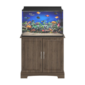 Ollie & Hutch Harbor 29 - 37 Gallon Aquarium or Terrarium Stand - Rustic Oak