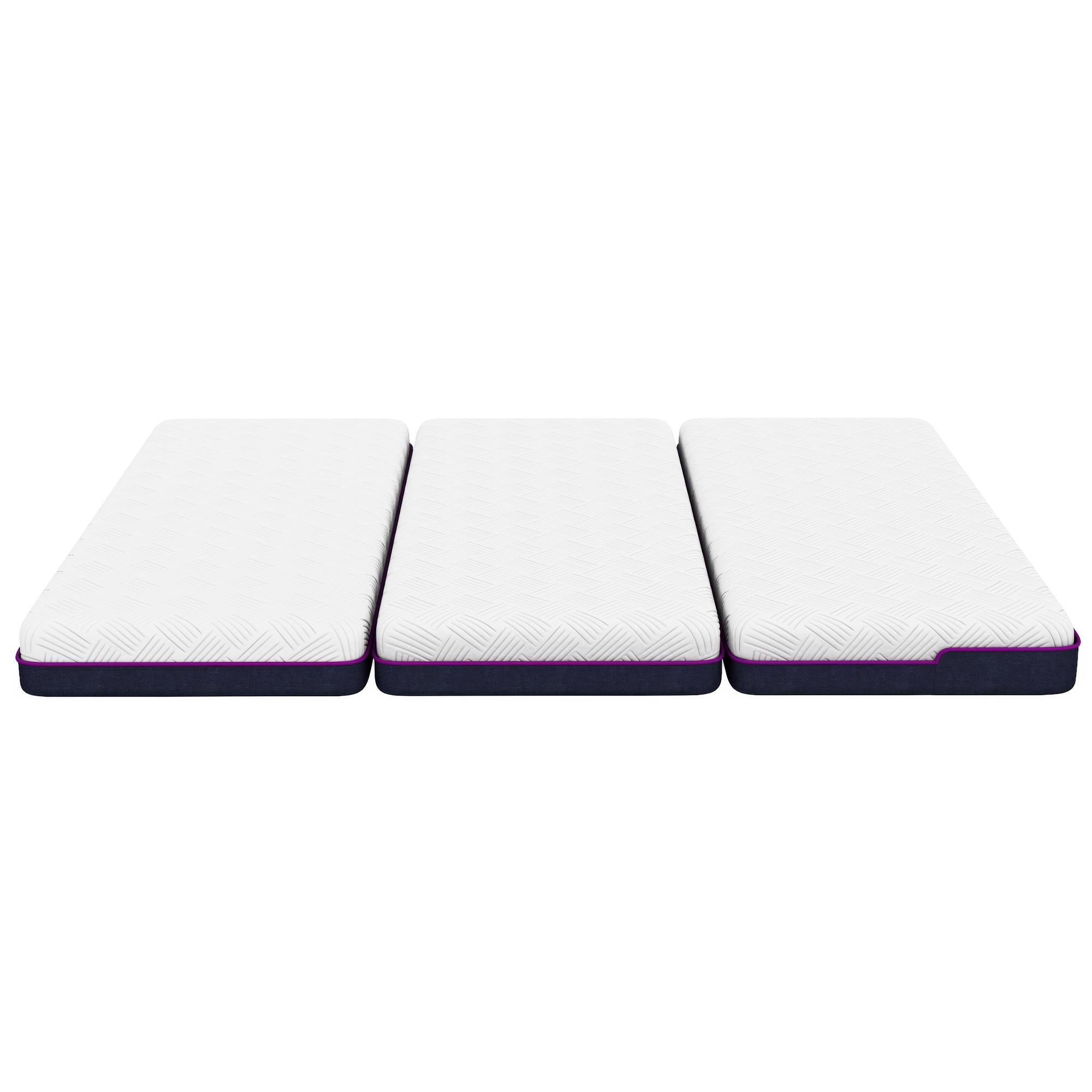 Signature Sleep Tucker Queen Size Tri-Fold Memory Foam Mattress - White - Queen