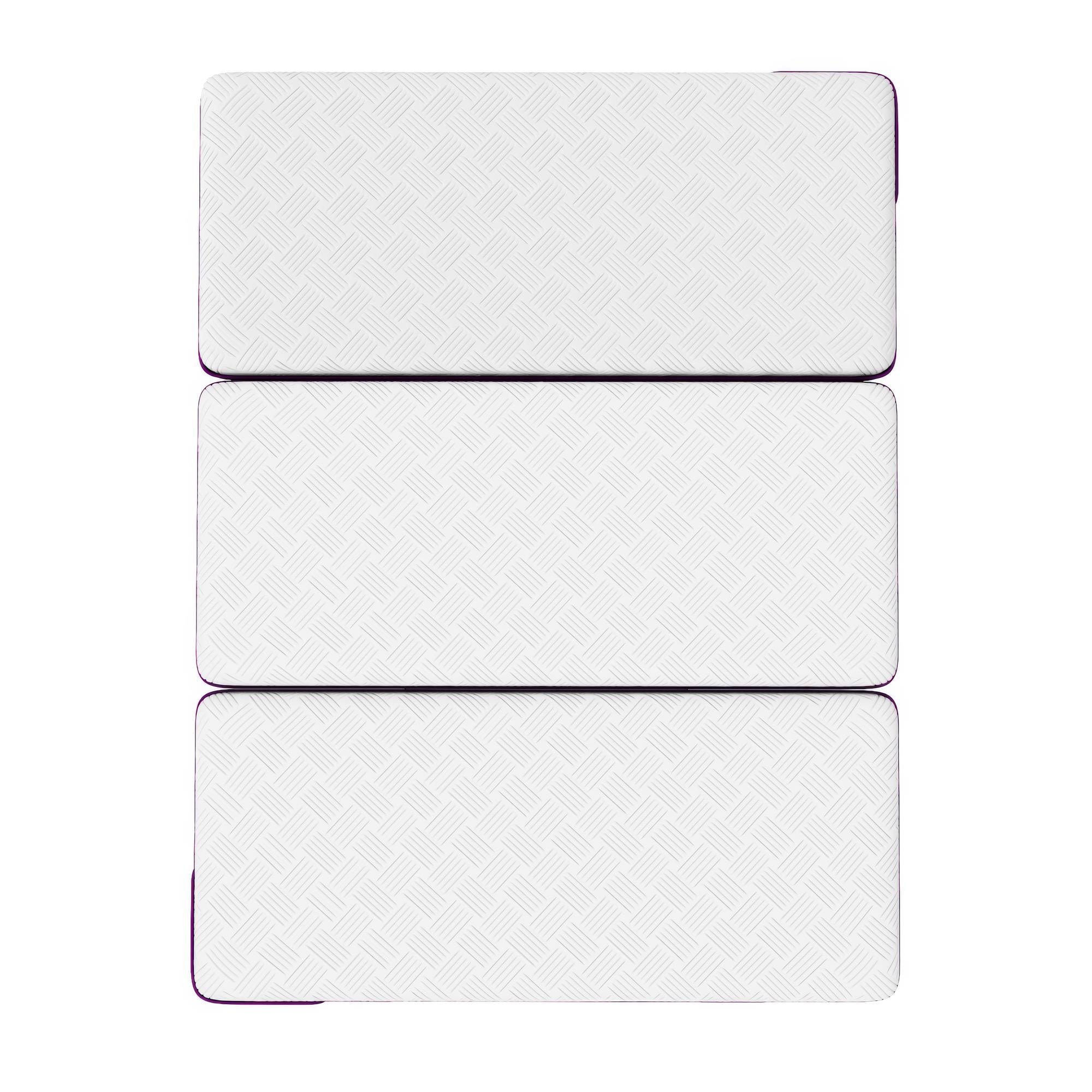 Signature Sleep Tucker Queen Size Tri-Fold Memory Foam Mattress - White - Queen