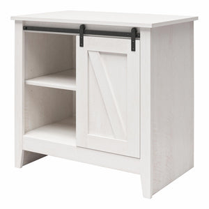 Alton Farmhouse Nightstand with 4 Shelves, Magnolia Oak - Magnolia Oak