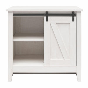 Alton Farmhouse Nightstand with 4 Shelves, Magnolia Oak - Magnolia Oak