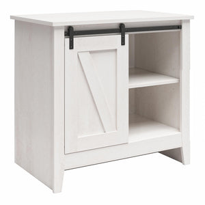 Alton Farmhouse Nightstand with 4 Shelves, Magnolia Oak - Magnolia Oak